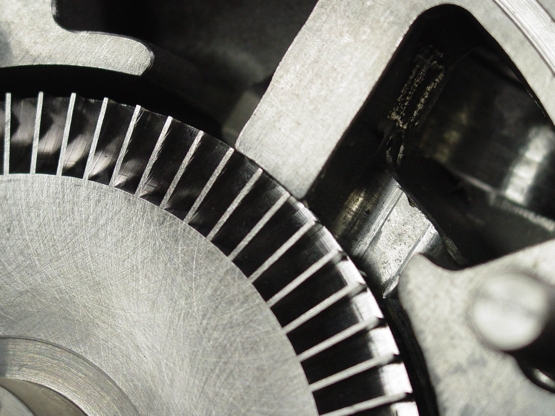 Detail of a regenerative turbine pump impeller