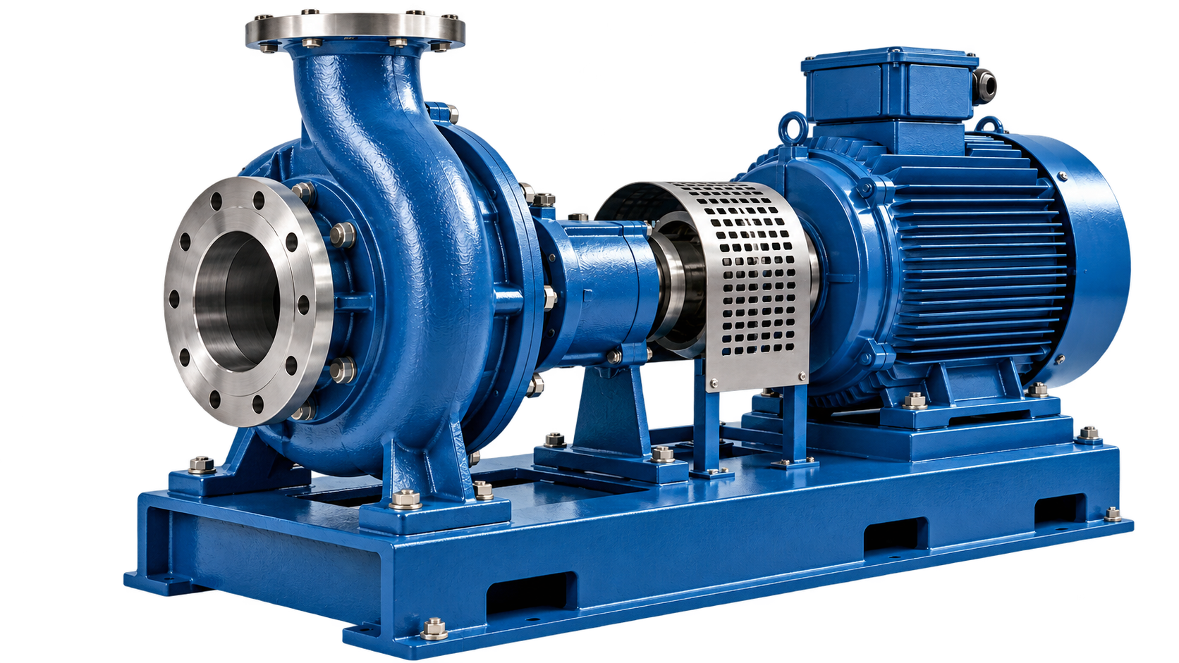 Illustrative pump and motor assembly